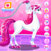 Unicorn Braided Hair Salon Apk