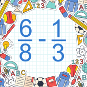 Subtract Fractions Math Game Apk