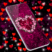 Hearts Love Clock Wallpapers Apk