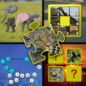 Kids animal puzzle and memory Apk