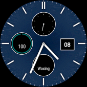 Navy Blue Watch Face Apk