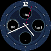 Triangler Blue Watch Face Apk