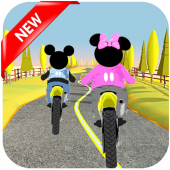 Mickey bike Minnie race Apk