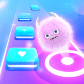 Fluffy Ball: Music Hop Game Apk