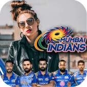 Mumbai Indians Stickers: MI Photo Frames: IPL 2019 Apk