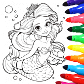 Mermaid Coloring:Mermaid games Apk