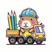 Capybara Construction Coloring Apk