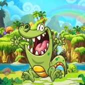 Crocodile kid game Apk