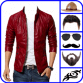 Men Leather Coat Photo Editor Apk