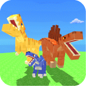 Blocky Dino Park Apex Arena Apk