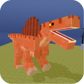 Blocky Dino Park: Spino Strike Apk