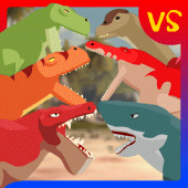 T-Rex Fights Dinosaurs Apk