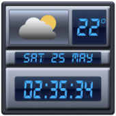 Digital Clock Weather Widget Apk