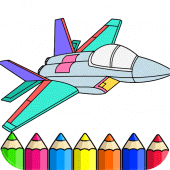 Aircraft coloring book Apk