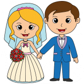 Bride & Groom Wedding Coloring Apk