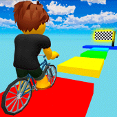 Obby bike: Parkour Adventure Apk