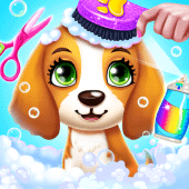 Puppy Daycare & Salon Game Apk