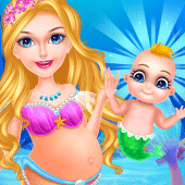 Mermaid newborn babyshower Apk