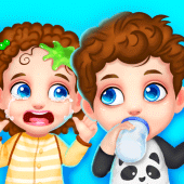 Cute twins care madness Apk