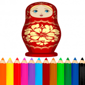 Coloring Matryoshka Doll Apk