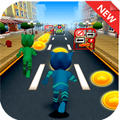 Subway Pj Run Jungle Game Adventure Mask Apk