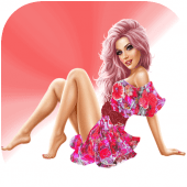 Red Summer Dress For Girl Apk