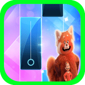 Turning red Piano Tiles Apk