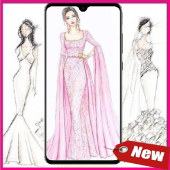 Wedding Dress Sketch Design Apk