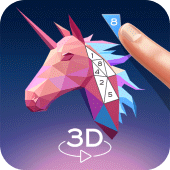 LowPoly 3D Art Paint by Number Apk