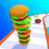 Burger Stack Runner 3D Apk