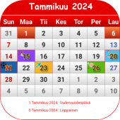 Suomi Kalenteri 2024 Apk