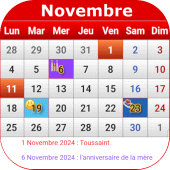 Français Calendrier 2024 Apk