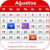 Turkey Calendar 2024 Apk