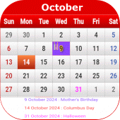 US Calendar 2024 Apk