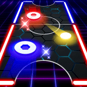 Air Hockey Glow HD Ultimate 2D Apk