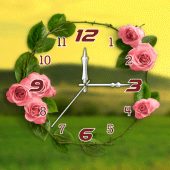 Rose clock live wallpaper Apk