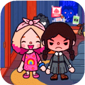 Toca Wednesday Addams Boca HD Apk