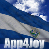 El Salvador Flag Live Wall Apk