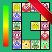 Connect: cute monsters & food Apk