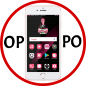 OPPO Phone - PINK RED Theme (All Devices) Apk