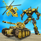 US Army Helicopter Robot Transformation War Apk