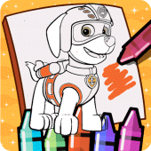 Hero Pups Patrol Coloring Game Apk