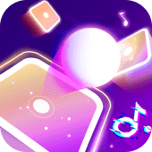 Ballz Hop:Dancing Tiles Apk