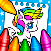 Rainbow Glitter Drawing Book Apk