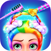 Rainbow Hair Salon - Dress Up Apk