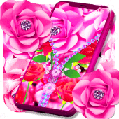 Zipper diamond flower locker Apk