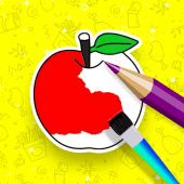 Fruits & Vegetable Coloring Book Game Apk