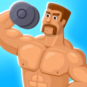 Muscle Man Clicker-Gym Workout Apk