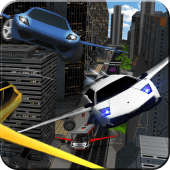 Flying Robot Cab Futuristic Transports Games Apk