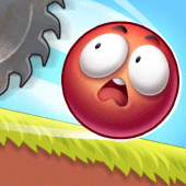 Red Hero Ball: Bounce Roller Apk